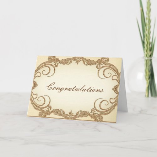 Elegant Congratulations Card