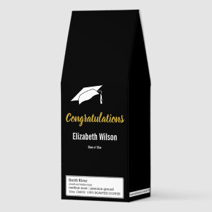 Elegant Congratulations Graduation Roasted Coffee