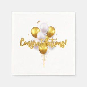 Elegant Congratulations Napkins