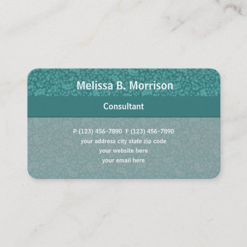 Elegant Consultant Business Cards