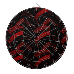 elegant contemporary stylish chevron dart board