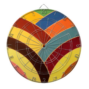 elegant contemporary stylish chevron dartboard