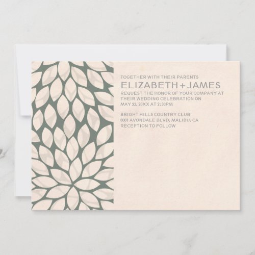 Elegant Contemporary Wedding Invitations