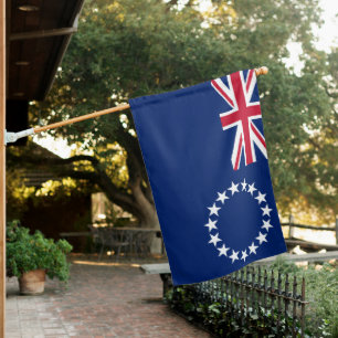 Elegant Cook Islands Flag Design