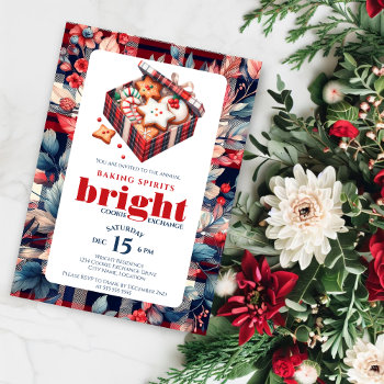 Elegant Cookie Exchange Party Invitation by SocialiteDesigns at Zazzle