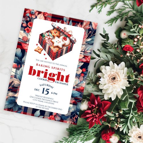 Elegant Cookie Exchange Party Invitation