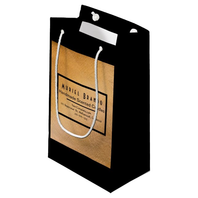 Elegant Copper Candle Company V4 Small Gift Bag (Front Angled)