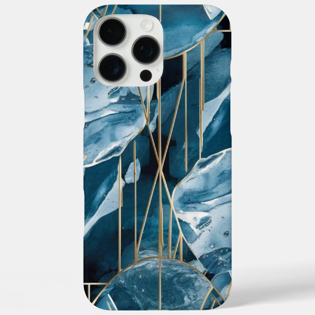 Elegant Copper | Feminine Opulent Teal Gold Case-M Case-Mate iPhone Case (Back)