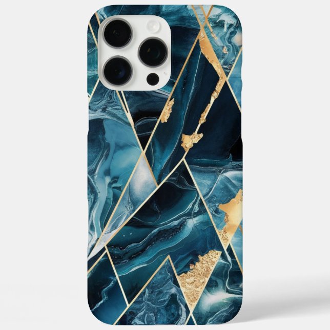 Elegant Copper | Feminine Opulent Teal Gold Case-M Case-Mate iPhone Case (Back)
