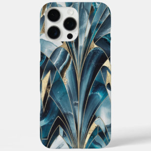Elegant Copper Feminine Opulent Teal Gold iPhone 16 Pro Max Case