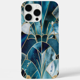 Elegant Copper Feminine Opulent Teal Gold iPhone 16 Pro Max Case