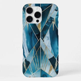 Elegant Copper | Feminine Opulent Teal Gold iPhone 16 Pro Max Case