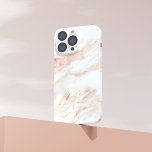 Elegant Copper | Girly Rose Gold Marble iPhone XR Case<br><div class="desc">Girly Elegant Copper Rose Gold Marble phone case. Created by Zazzle pro designer BK Thompson exclusively for Cedar and String; please contact us if you need assistance with the design.</div>