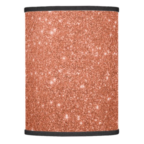 Elegant copper glitter lamp shade