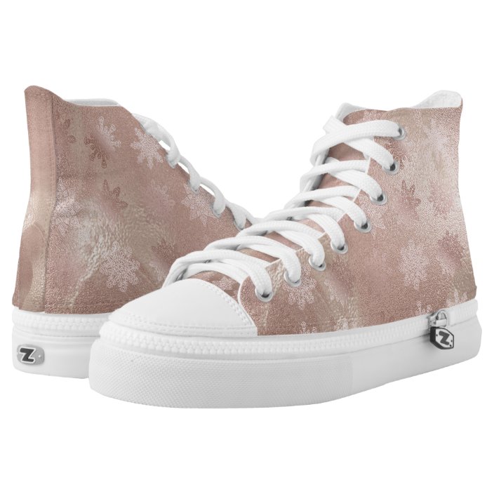 rose gold high tops