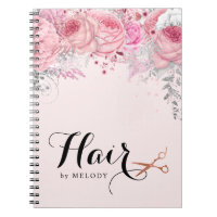 Elegant copper rose gold scissors hairstylist