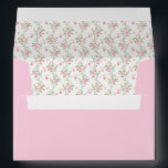 Elegant Coquette  Pink Bow Floral Baby Shower Envelope<br><div class="desc">Elegant Coquette Pink Bow Floral Baby Shower envelope. Matching items available.</div>