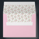 Elegant Coquette  Pink Bow Floral Baby Shower Envelope<br><div class="desc">Elegant Coquette Pink Bow Floral Baby Shower envelope. Matching items available.</div>