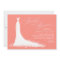Elegant Coral and Pink Wedding Gown Bridal Shower