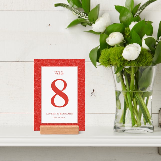 Elegant Coral Leaf Swirls Holder (Insitu 4)