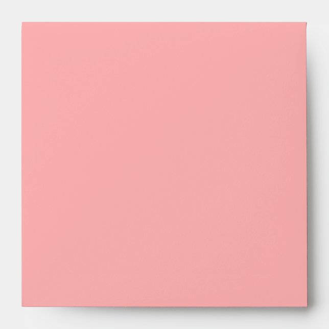 Elegant Coral Pink Envelopes (Front)