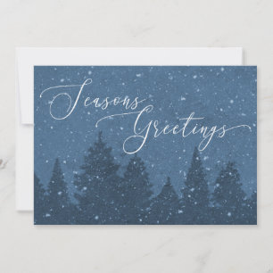 Elegant Corporate Business Holiday Light Blue
