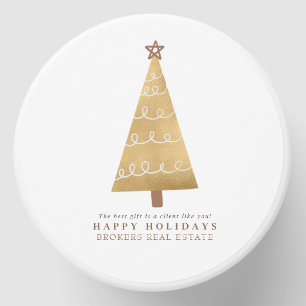 Elegant Corporate Client Holiday Thank You  Mini Candle Favors