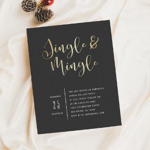 Elegant Corporate Jingle & Mingle Party Invitation