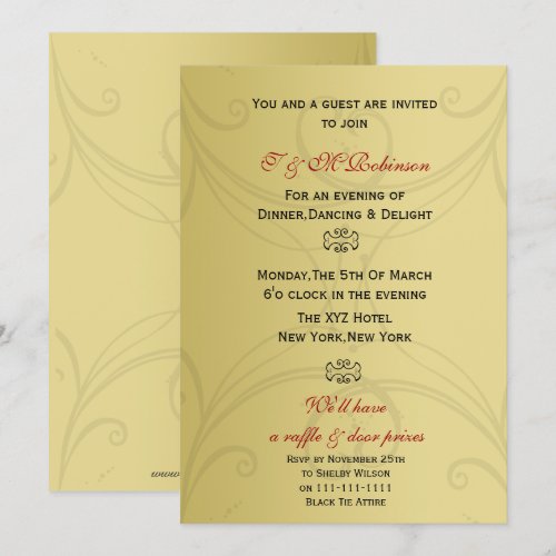 Elegant Corporate party Invitation