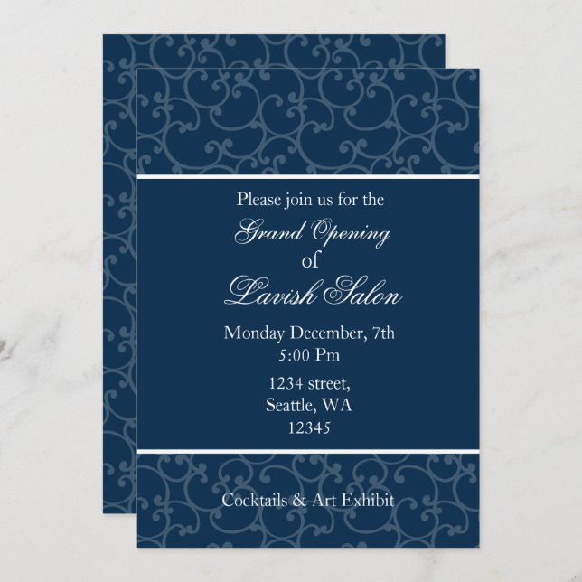 Elegant Corporate party Invitation (Front/Back)