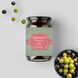 Elegant Country Chic Country Food Label