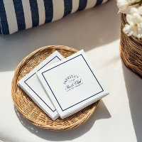 Elegant Country Club Bachelorette Paper Napkins