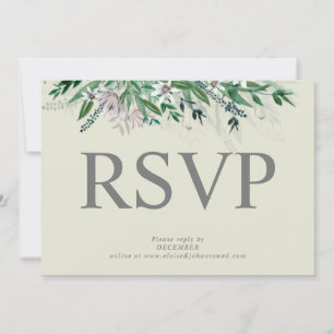 Elegant country floral border rsv[ invitation