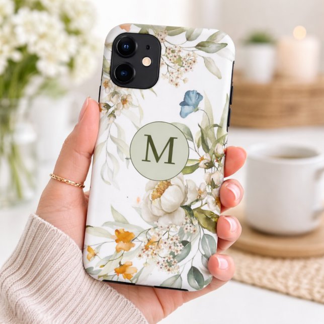 Elegant Country Floral Double Sided Case-Mate iPhone Case (Creator Uploaded)