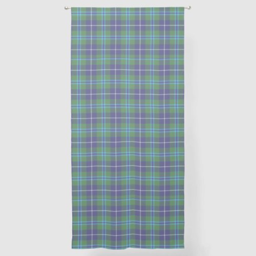 Elegant Country Plaid Checkered Tartan Sheer Curtains