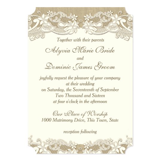 Elegant Country Wedding Invitation | Zazzle.com