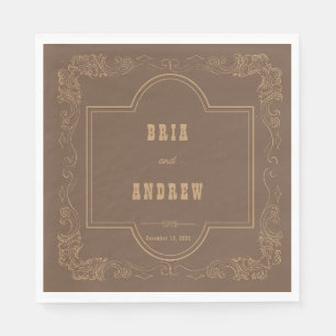 Elegant Country Wedding Napkins