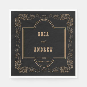 Elegant Country Wedding Napkins