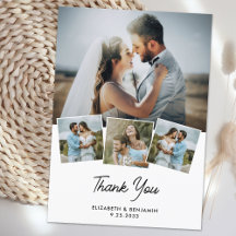 Elegant Couple Personalized Photo Collage Wedding