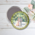 Elegant Couple Photo Spring Summer Wedding Favor Magnet<br><div class="desc">Elegant Couple Photo Spring Summer Wedding Favor magnet</div>