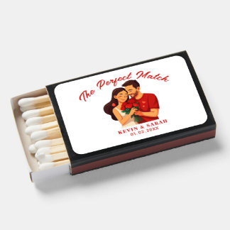 Elegant Couple The Perfect Match Wedding Favors