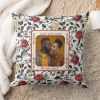Elegant Couple Throw Pillow  For Couple
