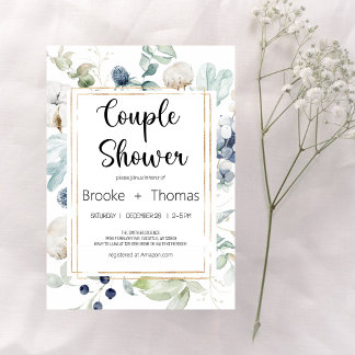 Elegant Couples shower invitation