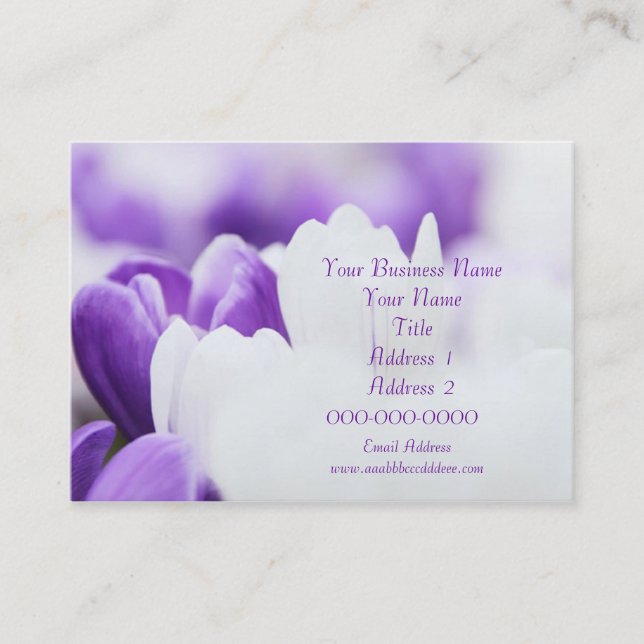 Elegant Coupon Business Card (Front)