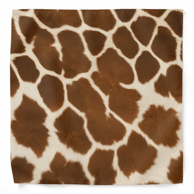 Elegant Cow Faux Leather Popular Collection Bandana (Front)