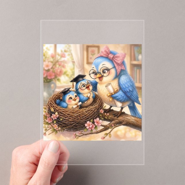 Elegant Cozy Nest Graduation Invitation (Insitu (Handheld))
