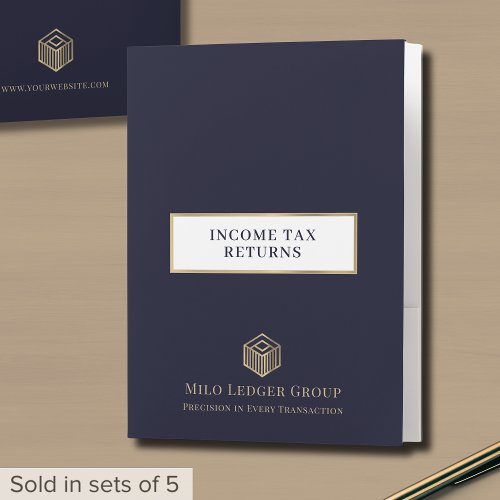 Elegant CPA Tax Folder Elegant CPA Tax Folder