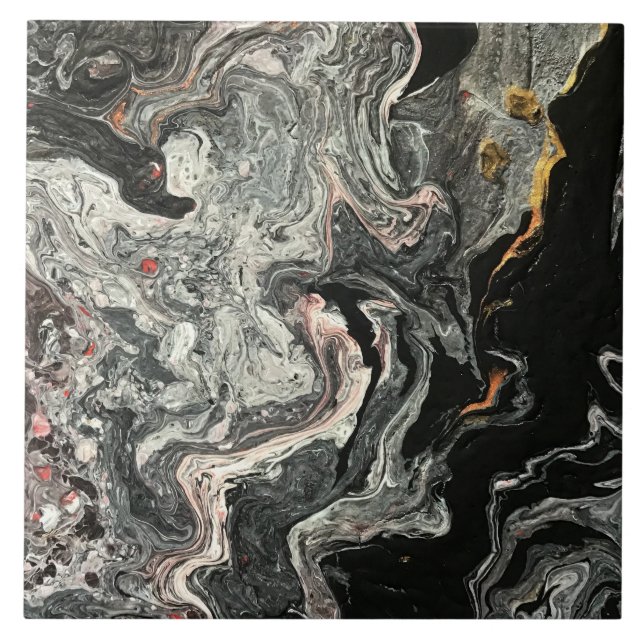 Elegant Crazy Lace Agate 1 Ceramic Tile (Front)