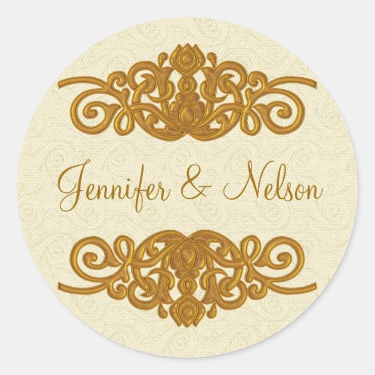 Bookmarked Wedding Envelope Seal