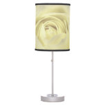 Elegant Cream Rose Table Lamp at Zazzle